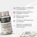 Glucosamina 1500mg + Condroitina 1200mg Sabor Laranja